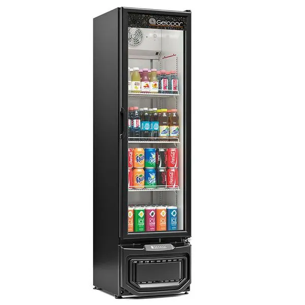 Refrigerador/Expositor Vertical Gelopar GPTU-230PR 230 L Preto