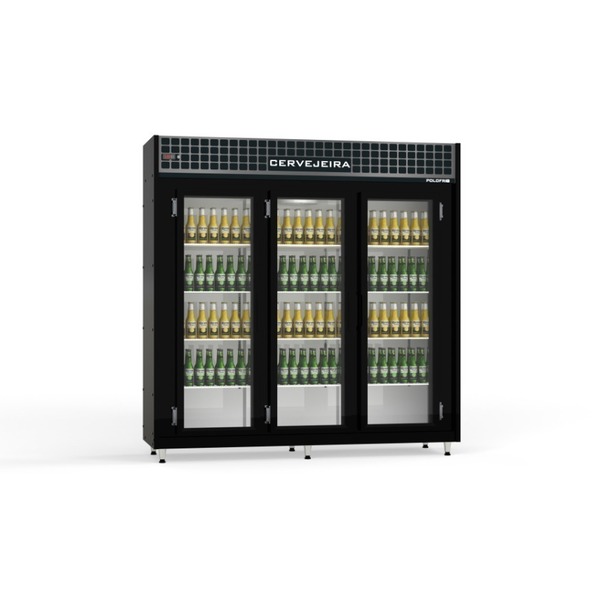 Cervejeira Comercial 03 Portas De Vidro 1542l Polofrio 2417- 220v