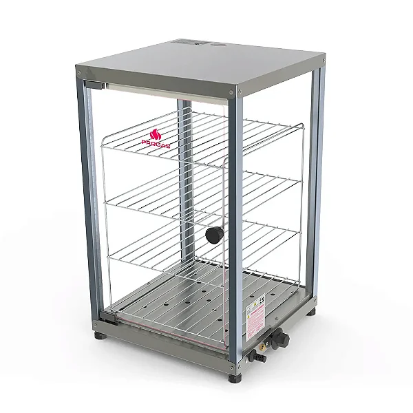 Estufa Vertical PR-640E Inox - 250W 4 Prateleiras - Progás