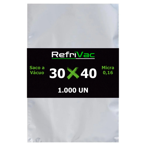 SACO A VÁCUO - 30 X 40 CM COM 1.000 UN