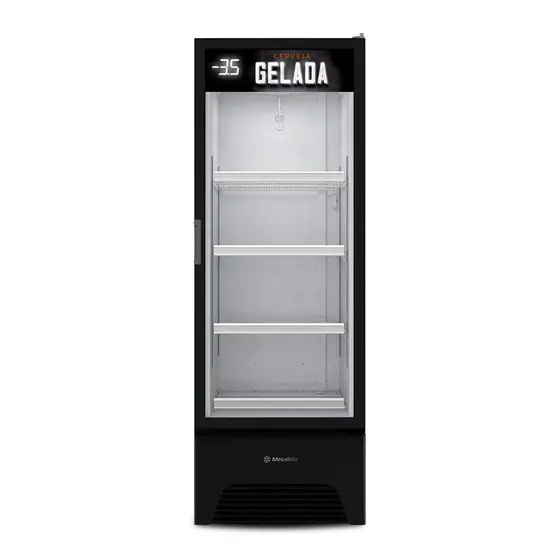 Cervejeira Metalfrio 513 Litros Optima Gelada Porta de Vidro VN50AH 220V