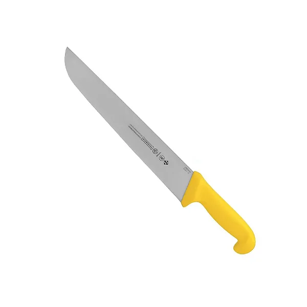 Faca Cozinha 12 Profissional 30,5cm Amarelo Mundial 5520-12