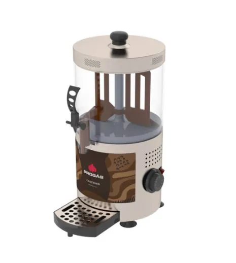 Chocolateira Chocopró PRCHOCO-03 - Chocolate Quente Perfeito Estrutura Aço Inox Capacidade 3L Duplo Termostato Pás Giratórias - Prógas