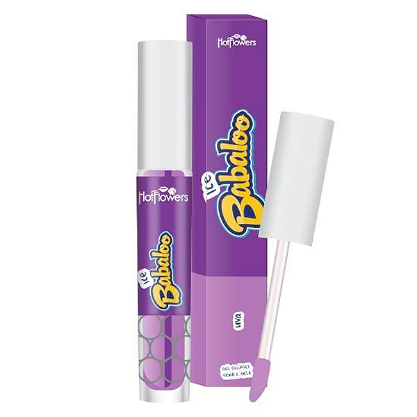 Gloss Labial Ice Babaloo Uva - Hot Flowers