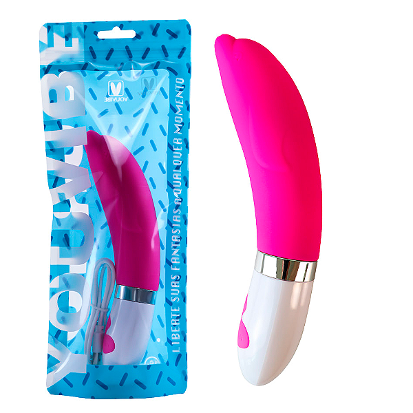 Vibrador de Ponto G em Formato de Golfinhho Com 15 Modos de Vibração e 3 Intensidades - Importado