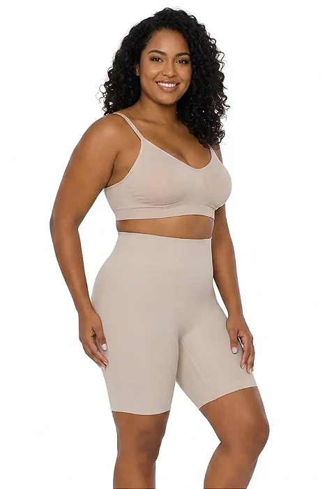 Bermuda Modeladora Anticelulite Emana® Cintura Alta 050082 Base