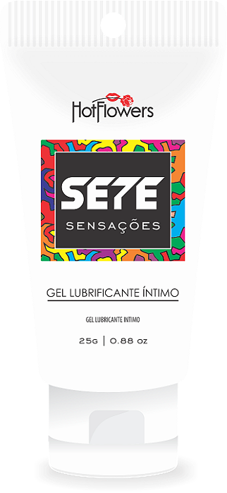 Gel Lubrificante 7 SETE Sensações bisnaga - Hot Flowers