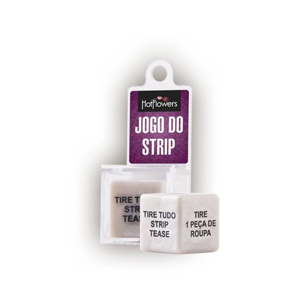 Jogo Erótico Jogo do Strip com Dados para Casal - Hot Flowers