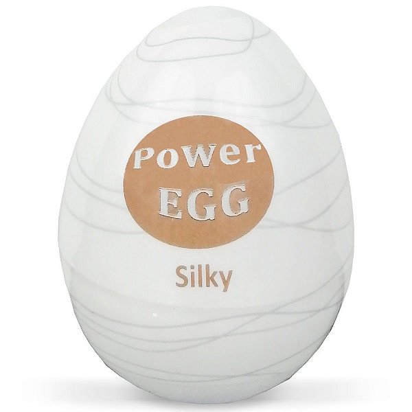 Masturbador Masculino Power Egg Silky - Importado