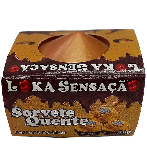 Vela Comestível Sorvete quente - Ferrero Rocher - Loka Sensação