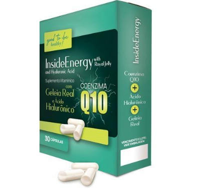 InsideEnergy - Suplemento vitamínico com coenzima Q10 + ácido hialurônico - 17166.