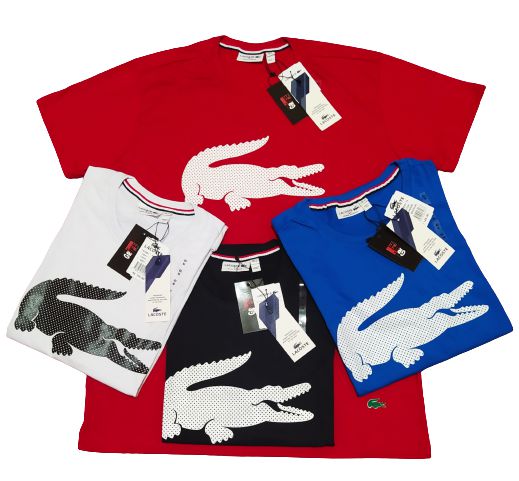 Camisa Lacoste Algodão Cotton Fio 40.1 Elastano