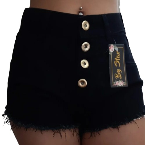 Short Jeans Feminino Hot Pant Destroyed