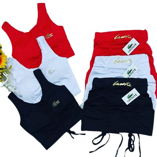 Conjunto Lacoste Moda Gringa Lançamento