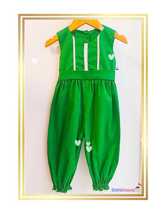 Macacão Infantil Fru-Fru Sob Encomenda