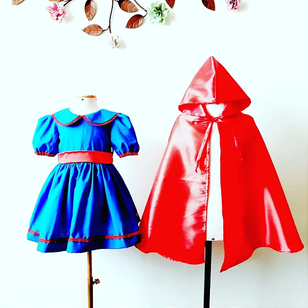 Vestido Infantil  Chapeuzinho Vermelho