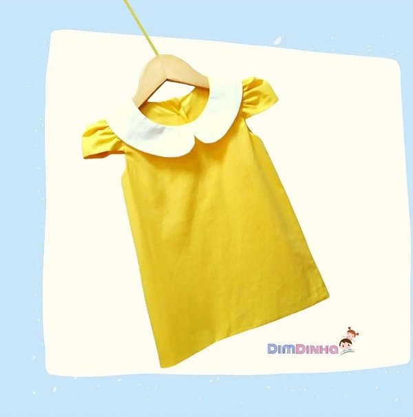 Vestido Infantil Turma da Mônica-Sob Encomenda