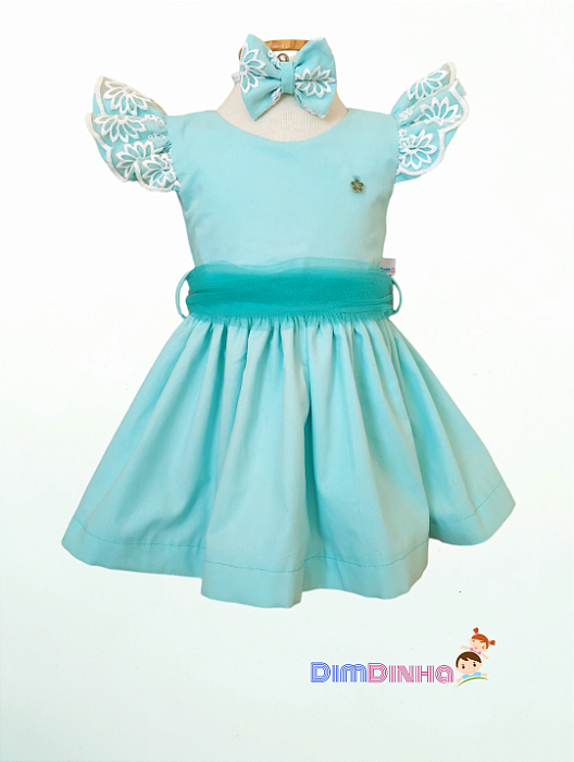 Vestido Infantil  Renda