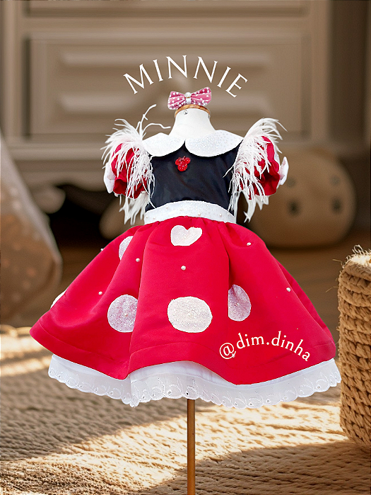 Vestido Minnie Vermelha