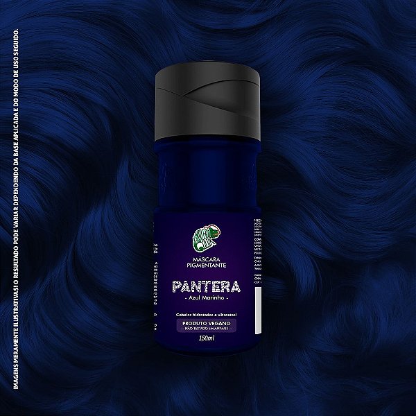Máscara Pigmentante Azul Marinho Kamaleão Color 150ml - Pantera