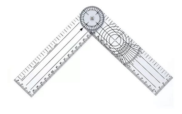 Goniômetro Em PVC -  20cm