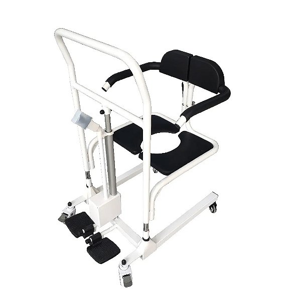 Cadeira de Rodas D80 Transferência com Elevação Eletrônica até 135 Kg Dellamed