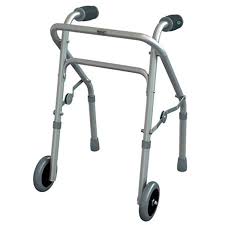 Andador Infantil Triangular Alumínio Com Duas Rodas Mercur