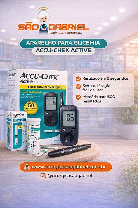 Medidor De Glicose Accu-chek Active