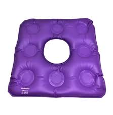 Almofada Gel quadrada c/orificio Bioflorence
