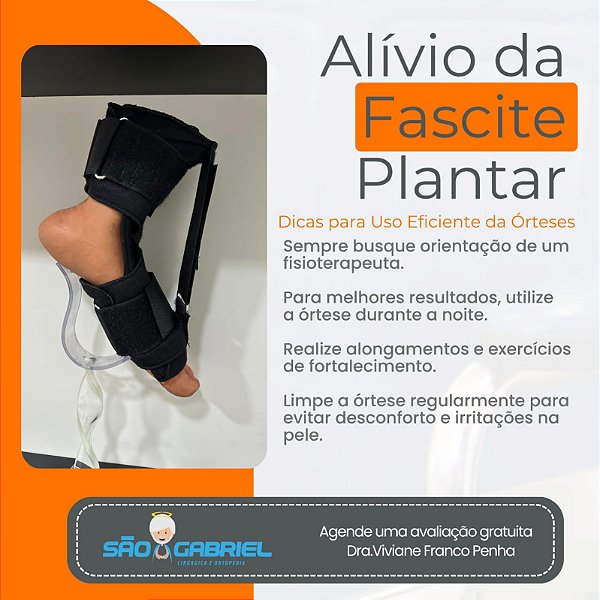 Órtese Noturna para Fascite Plantar