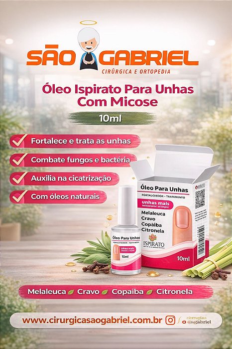 Óleo Ispirato Para Unhas Com Micose 10ml
