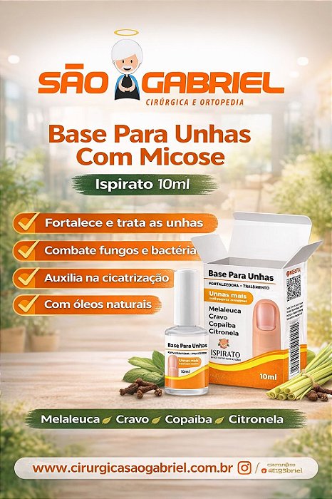 Base Para Unhas Com Micose Ispirato 10ml