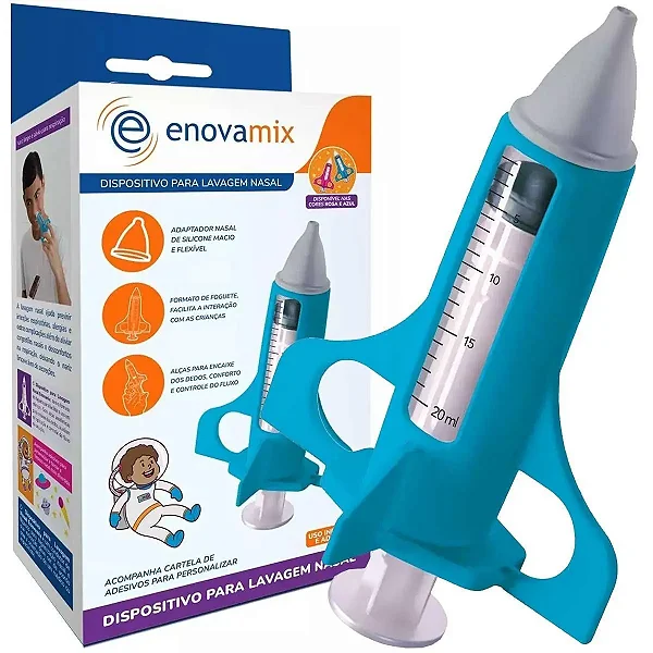 Dispositivo Para Lavagem Nasal Infantil Seringa De 20Ml