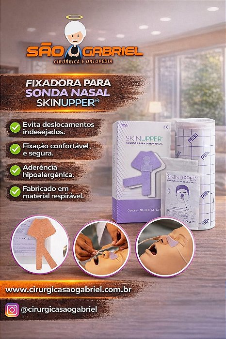 Fixador de Sonda Nasal - Skinupper 01-unidade