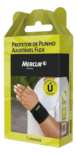 Protetor De Punho Munhequeira Ajustavel Flex Mercur