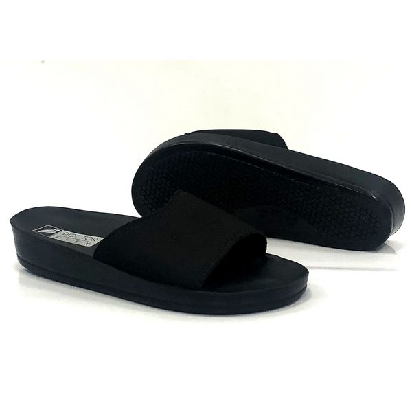 Sandália Doctor Flex Neoprene Preta Anatômico P/ Esporão