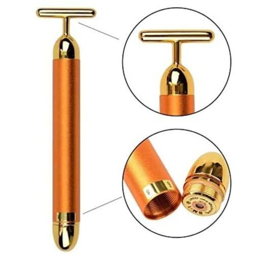 Massageador Facial Elétrico Gold Harmonização Anti Rugas Alux