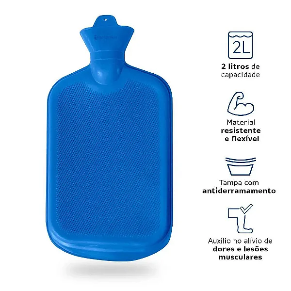 Bolsa De Água Quente 2 Litros Dellamed