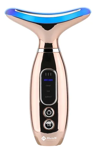 Massageador Portatil Face Sculp Alux Rosê