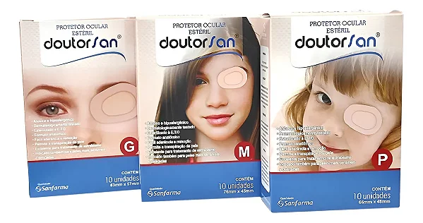 Protetor Ocular Estéril Com 10 Unidades Doutorsan