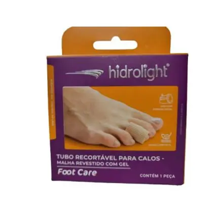 Tubo de malha recortável revestido com gel para calos ft305 Hidrolight
