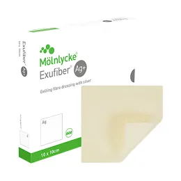 Curativo Exufiber AG 15x15 Molnlycke -01unidade