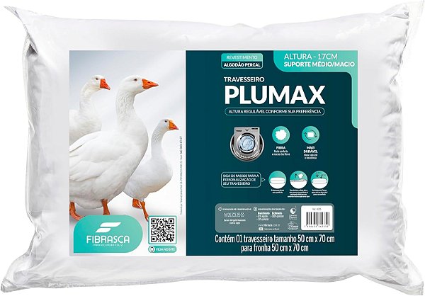 Travesseiro Toque de Pluma Fibrasca