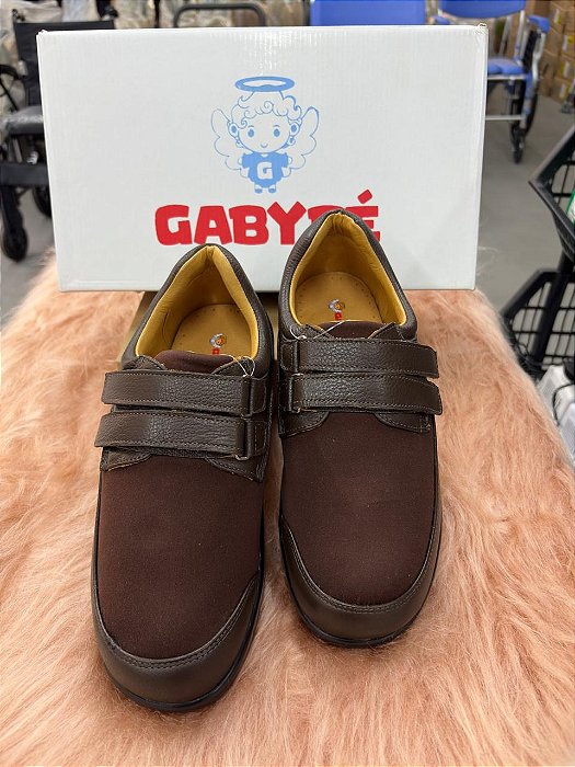 Calçado terapêutico - diabeticos Adulto Gabypé Café