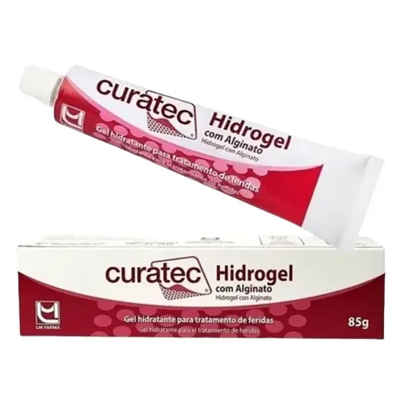 Curativo Hidrogel Com Alginato de Cálcio e Sódio 85g - Curatec