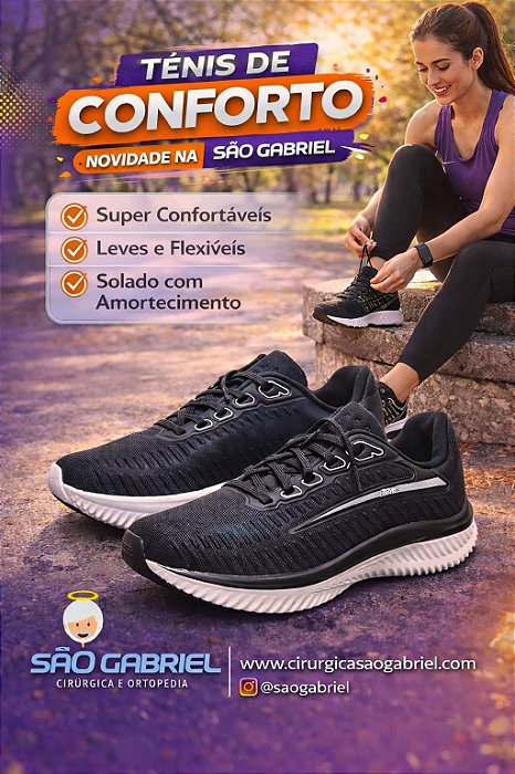 Tenis Feminino Preto Gaspea 4858103 Actvitta