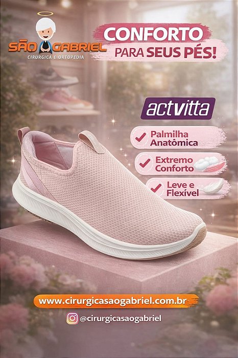 Tenis Feminino Rosa 429329 Actvitta