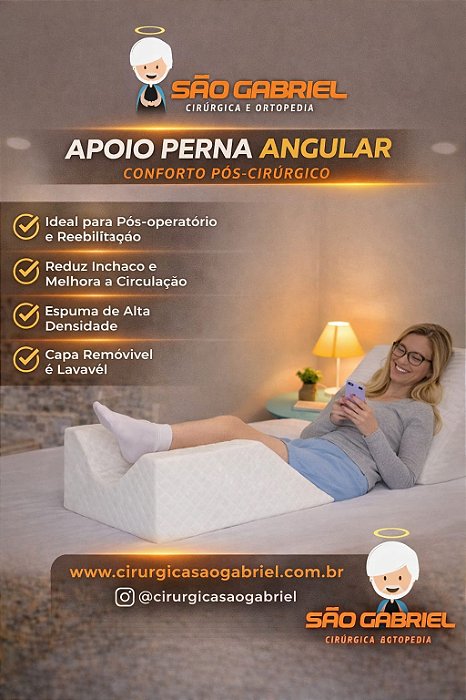 Apoio de Perna Angular Pós-Cirúrgico Perfetto