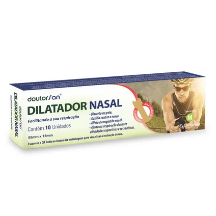 Dilatador Nasal DoutorSan Tamanho G 10 Unidades