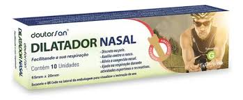 Dilatador Nasal DoutorSan Tamanho M 10 Unidades